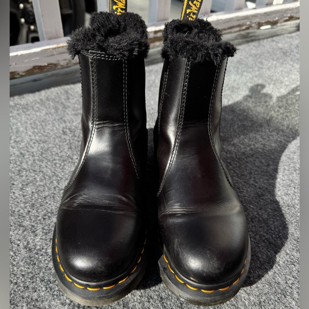 Dr. Martens Leonore fur Boots - Picture 7 of 9